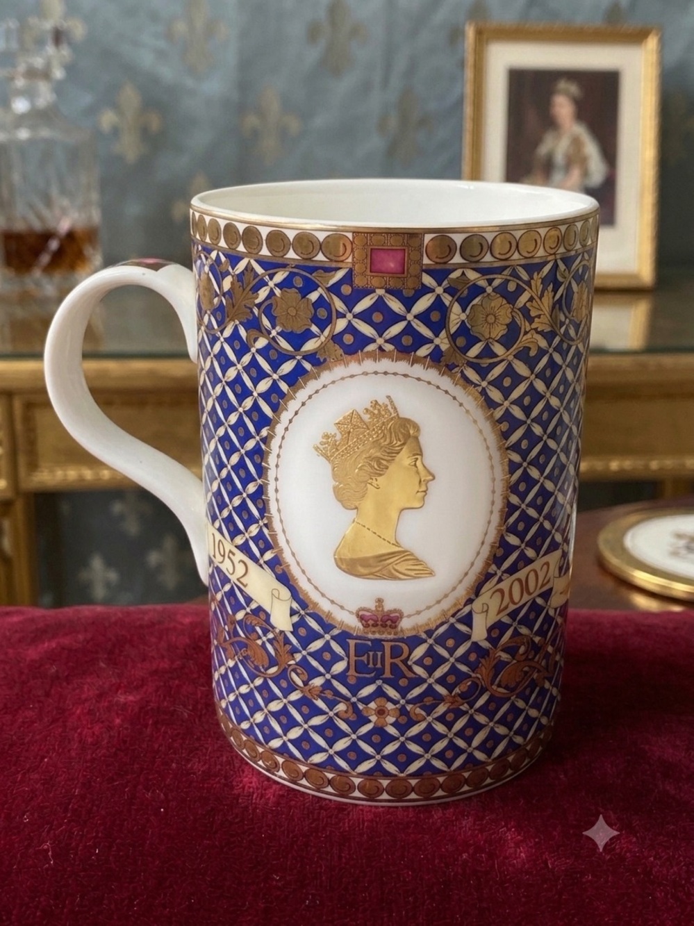 James Sadler Queen Elizabeth II 2002 Golden Jubilee Commemorative Mug